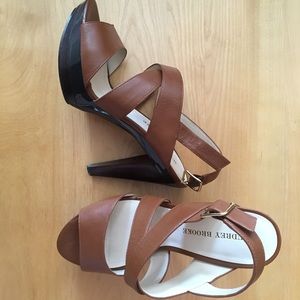 Audrey Brooke Brown Platform Heels